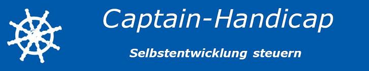 Logo "Captain Handicap" mit Steuerrad